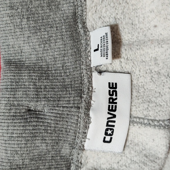 Converse Sweatpants Grey Size Large - Picture 3 of 3